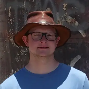 Nathan in the Nevada desert
