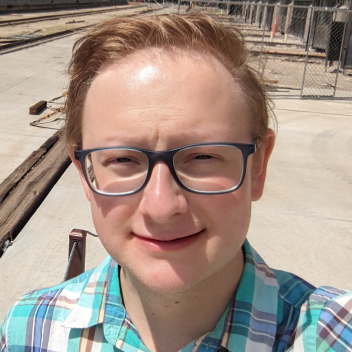 Nathan at the old Albuquerque railyard